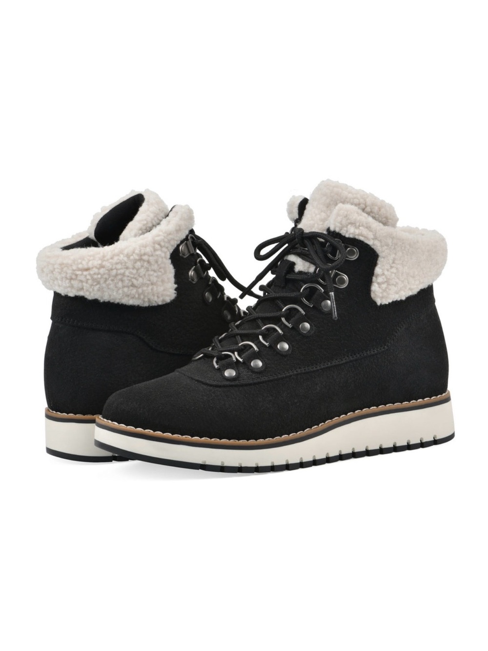 Women’s Black Sherpa-Lined Hiker Boot